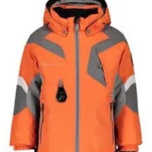 Obermeyer Altair Winter Coat
Youth Size 7 | Orange/Gray | MSRP $129.50
